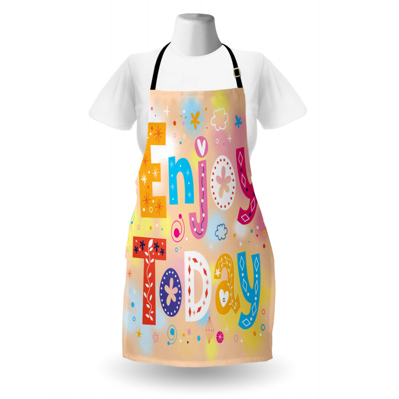 Enjoy Today Words Apron