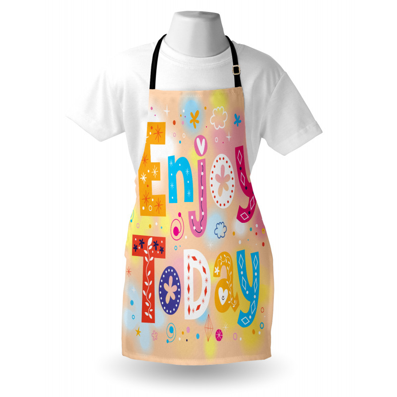 Enjoy Today Words Apron