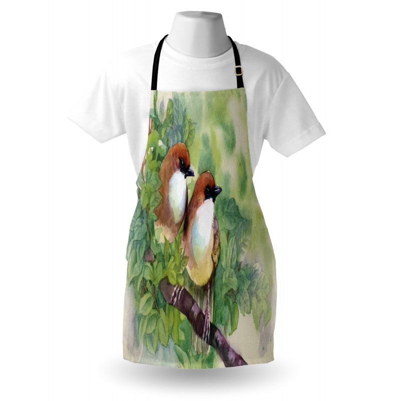 Pair of House Sparrow Apron