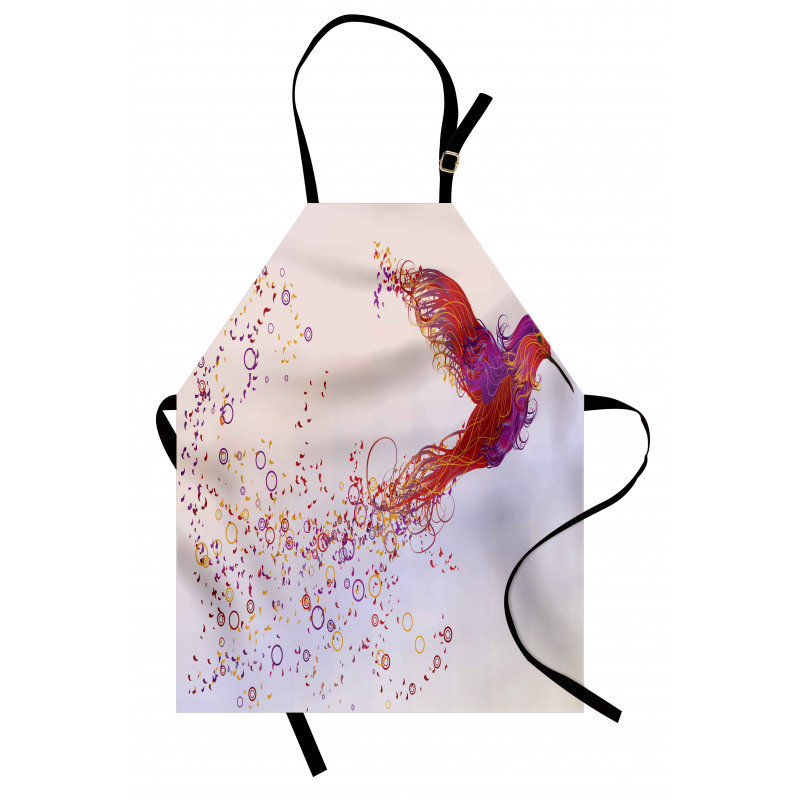 Curly Feather Hummingbird Apron