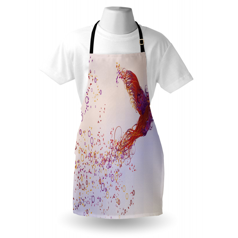 Curly Feather Hummingbird Apron