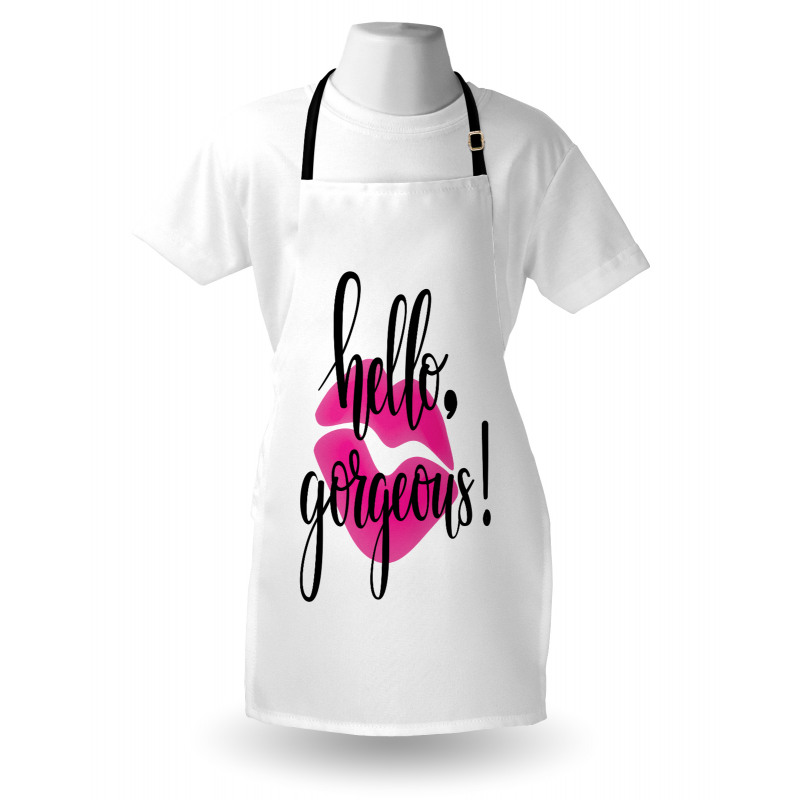 Pink Lipstick Apron