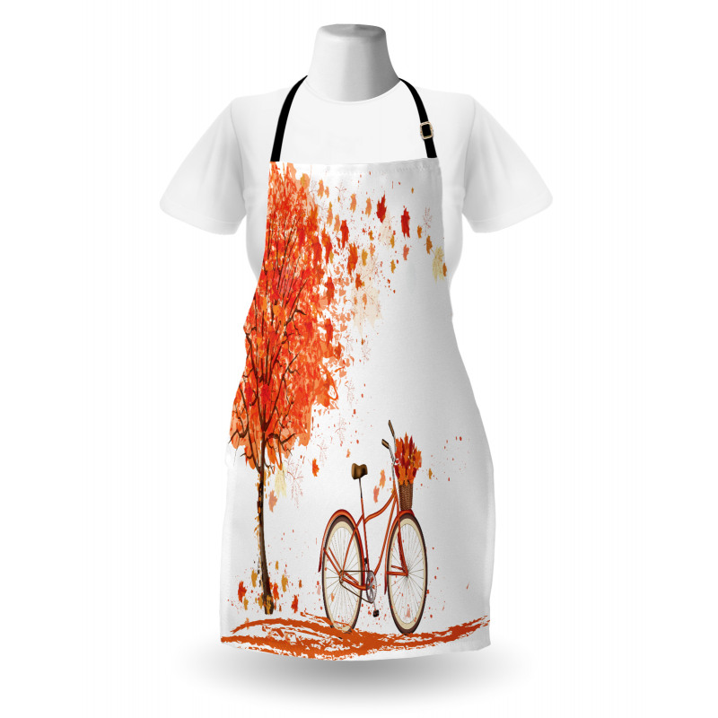 Watercolor Fall Season Apron