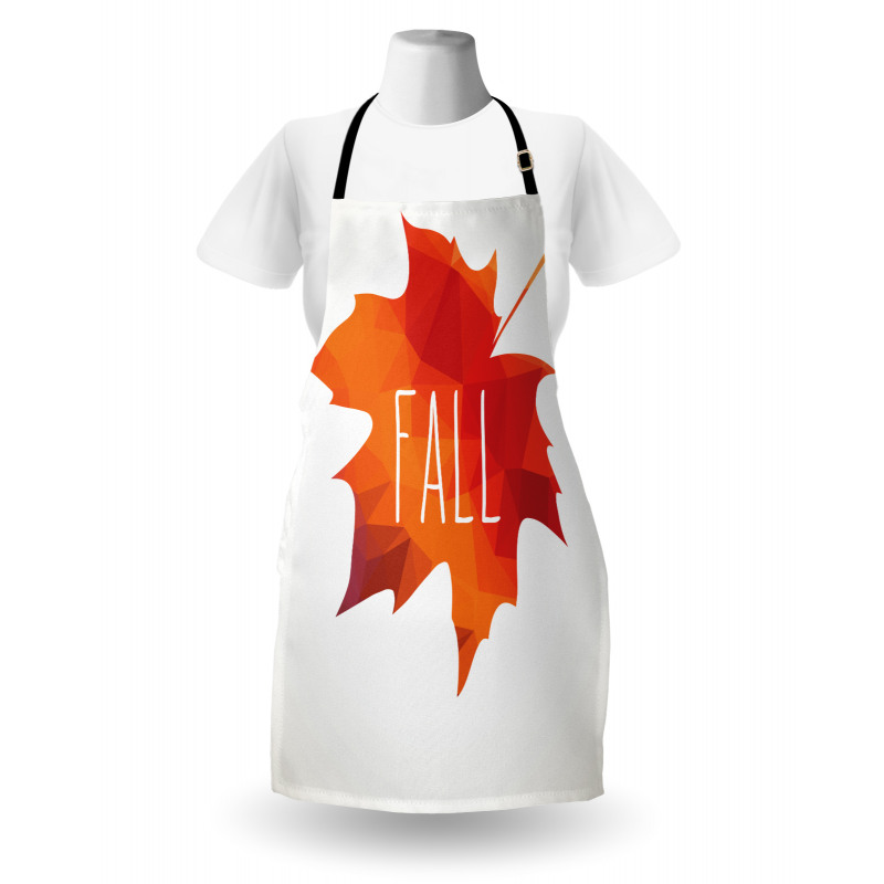 Low Poly Maple Leaf Apron