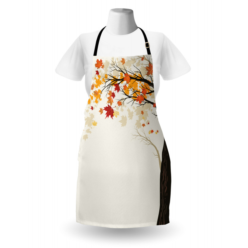 Semtember Maple Leaves Apron