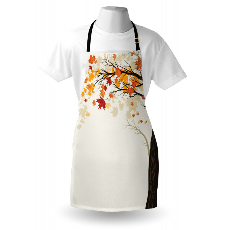 Semtember Maple Leaves Apron