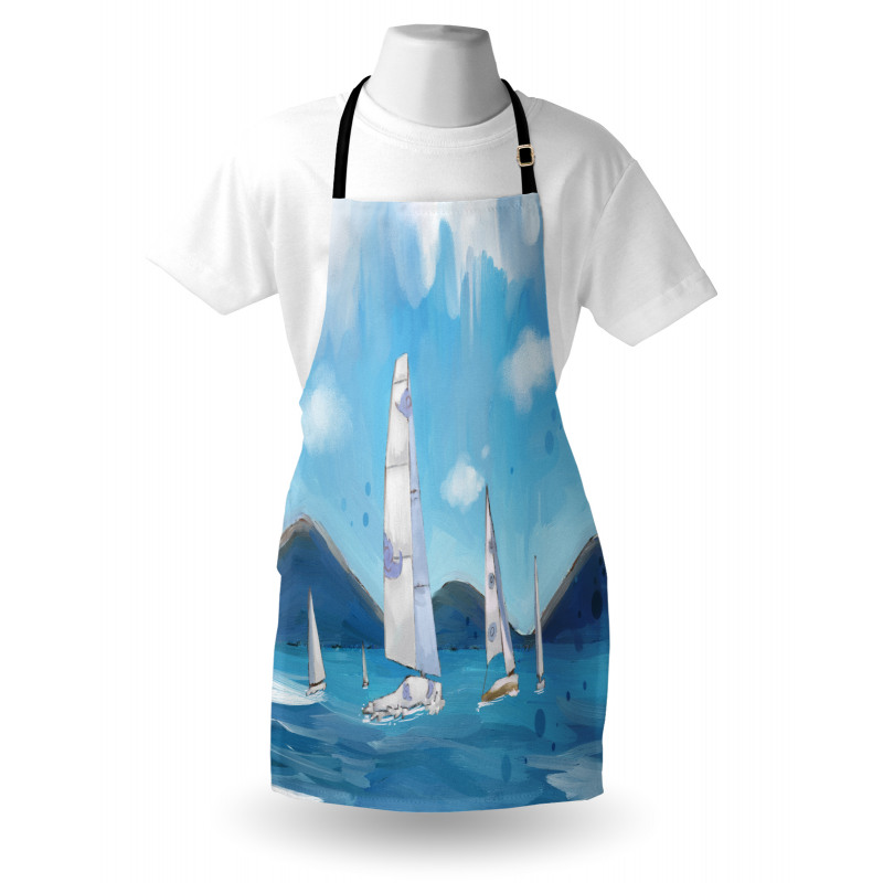 Sailing Landscape Apron