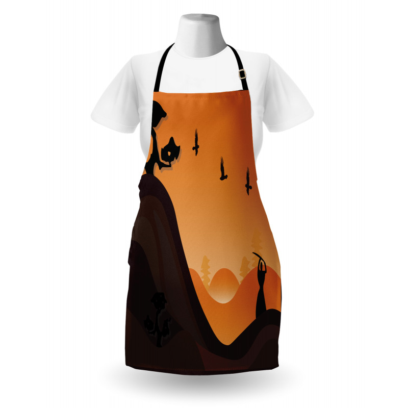 Landscape in Sundown Apron