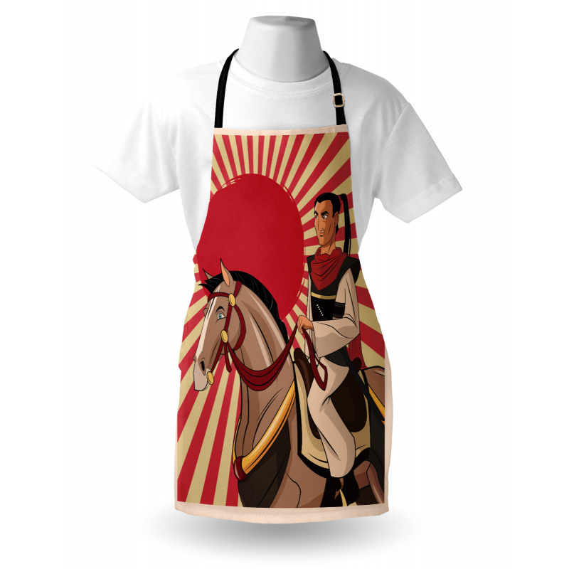 Japanese Man Horse Apron