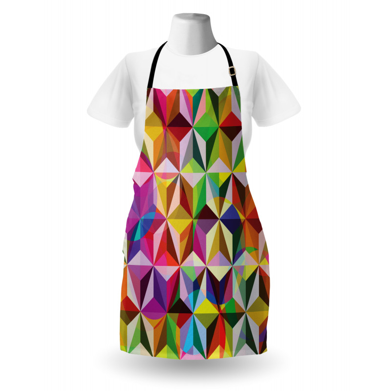 Sixties Rainbow Cubes Apron