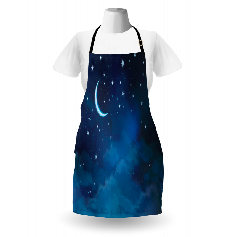 Watercolor Night Sky Apron