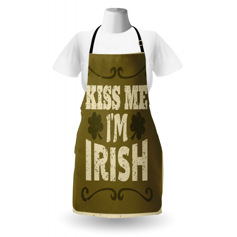 Irish Culture Elements Apron