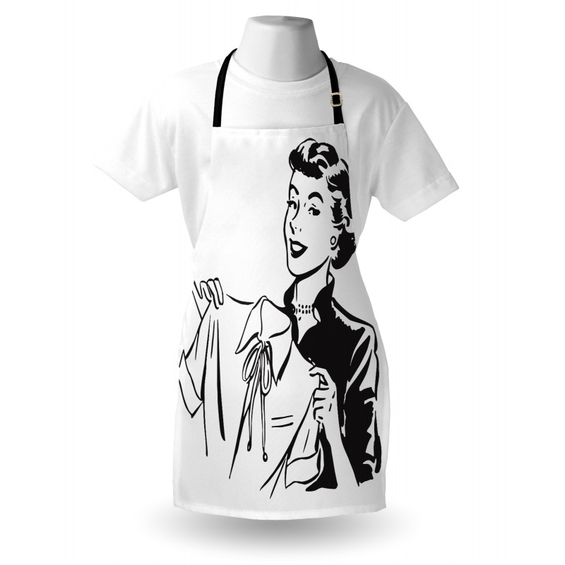 Lady with Blouse Apron