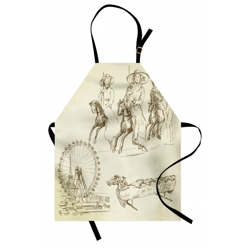 Merry Go Round Apron