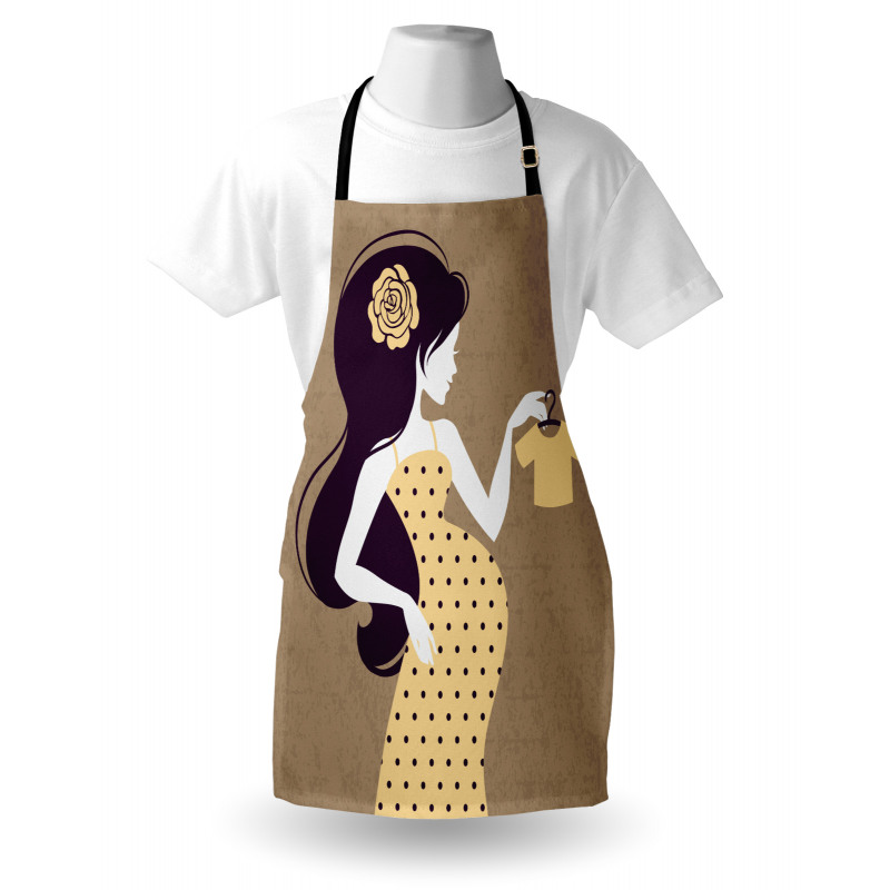 Pregnant Lady Mom Apron