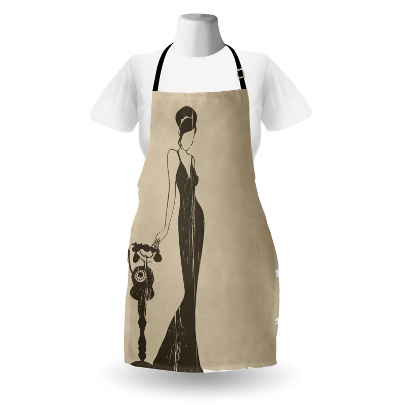 Female Model Call Apron