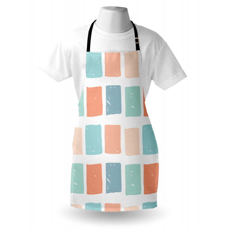 Pale Mosaic Squares Apron