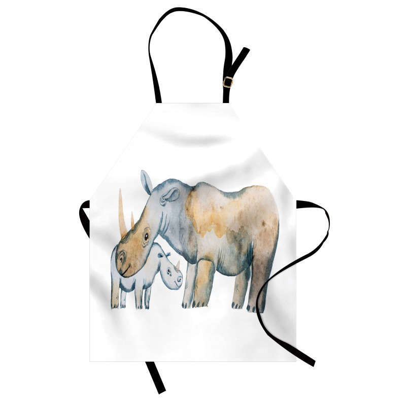 Mother and Baby Animals Apron