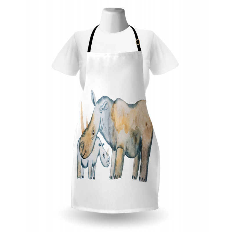 Mother and Baby Animals Apron