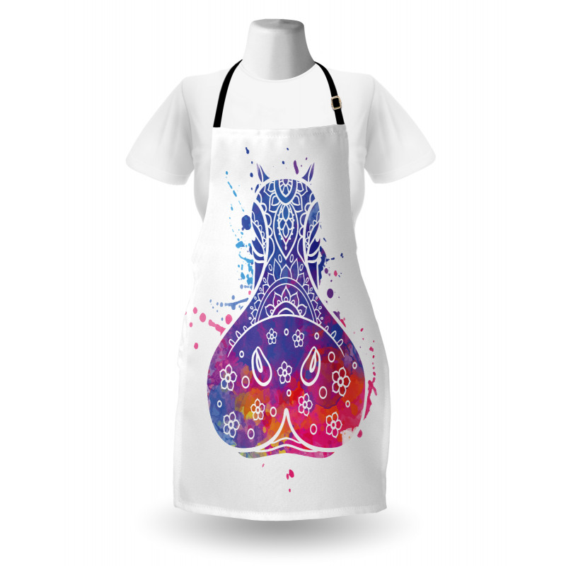 Lace Ornamental Effect Apron