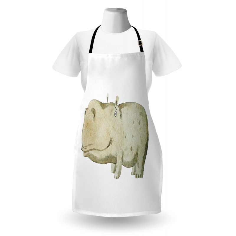 Watercolor Style Baby Apron