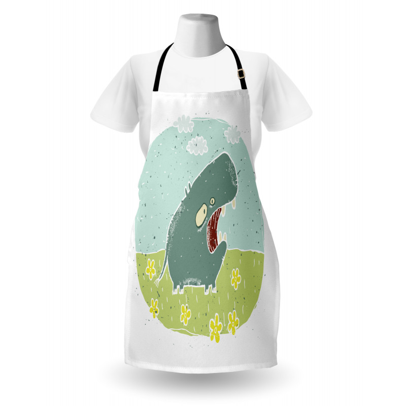 Roaring Hippo Clouds Apron