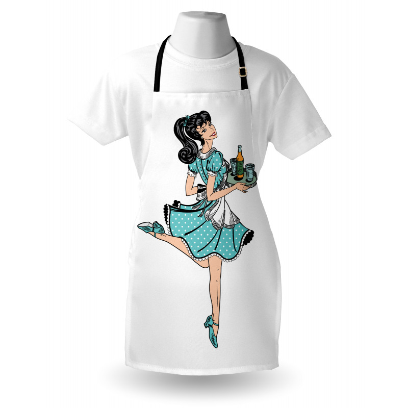 Pony Tail Waitress Apron