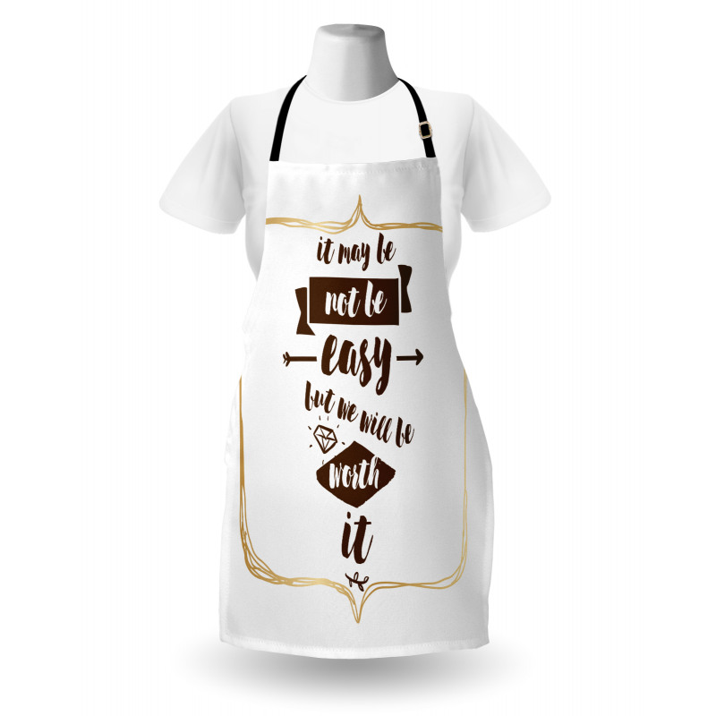 Wedding Diamond Shape Apron