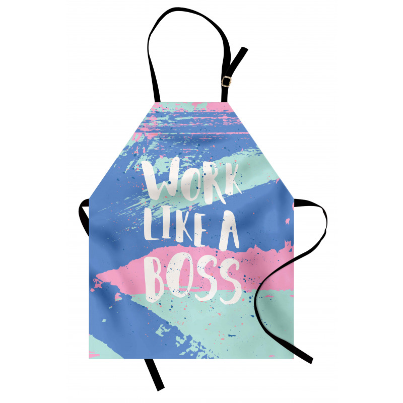 Work Like a Boss Pastel Apron