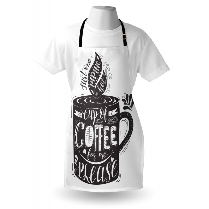 Texts Coffee Cup Apron