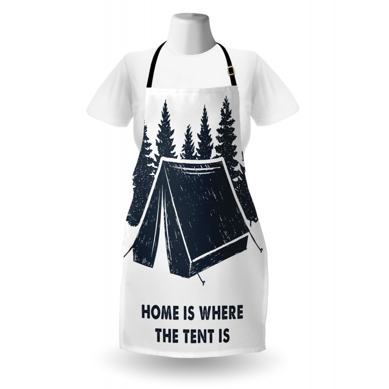 Home is Where the Tent is Apron