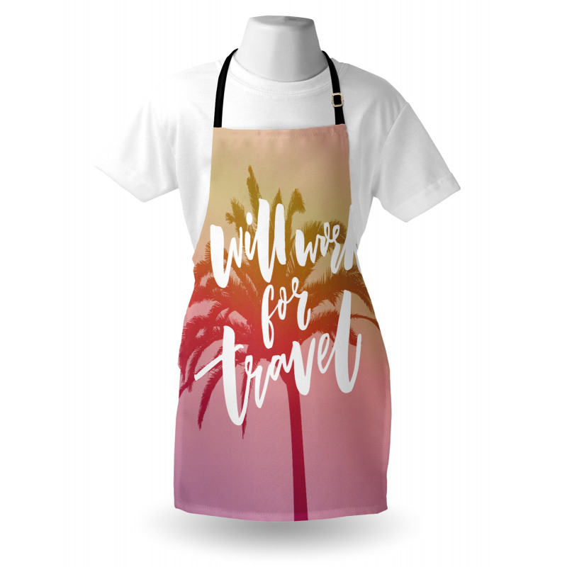 Will Work for Travel Palm Apron