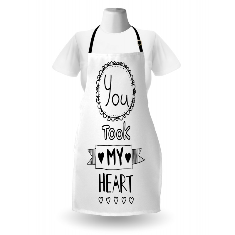 You Took My Heart Saying Apron