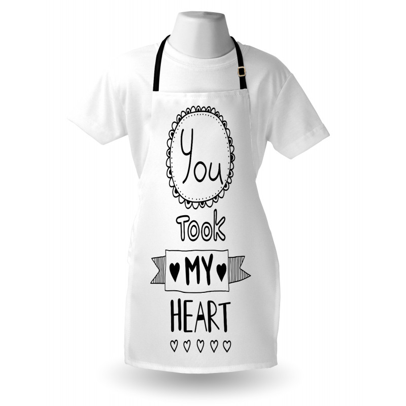 You Took My Heart Saying Apron