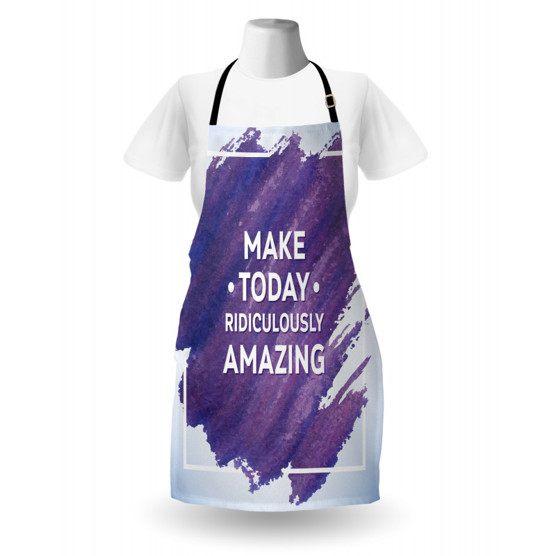 Make Today Text Apron