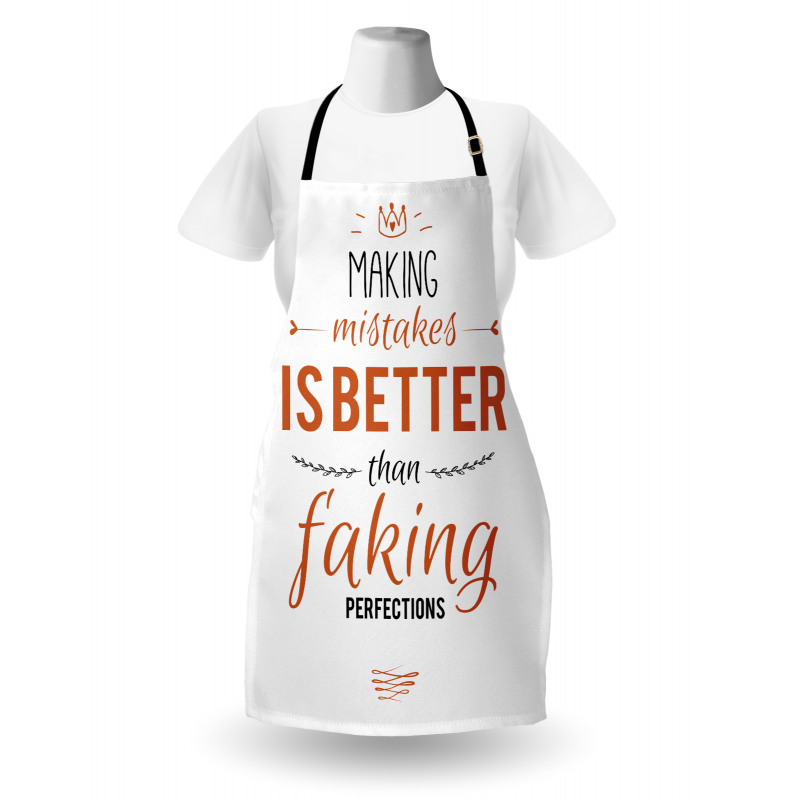 Mistakes and Perfections Apron