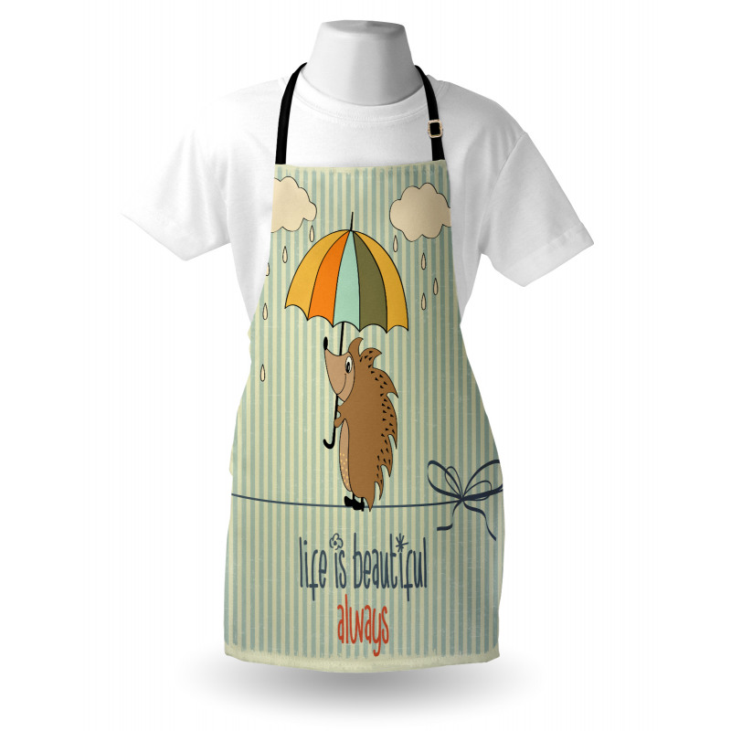 Tightrope Walker Hedgehog Apron