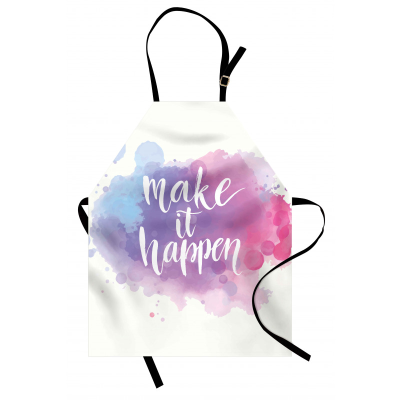 Make It Happen Slogan Apron