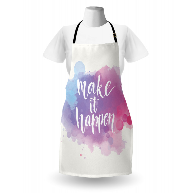 Make It Happen Slogan Apron