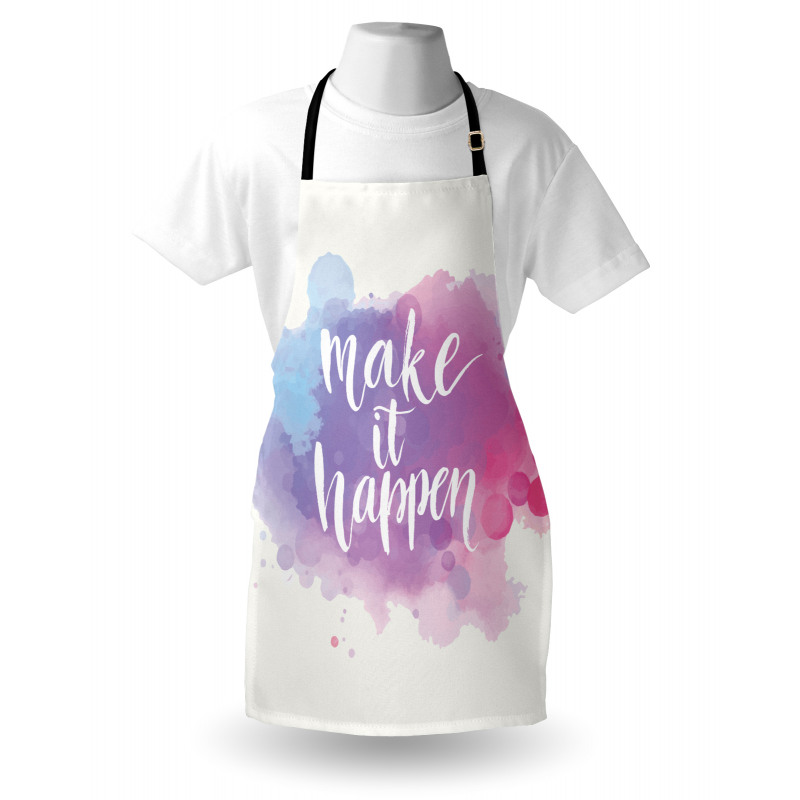 Make It Happen Slogan Apron