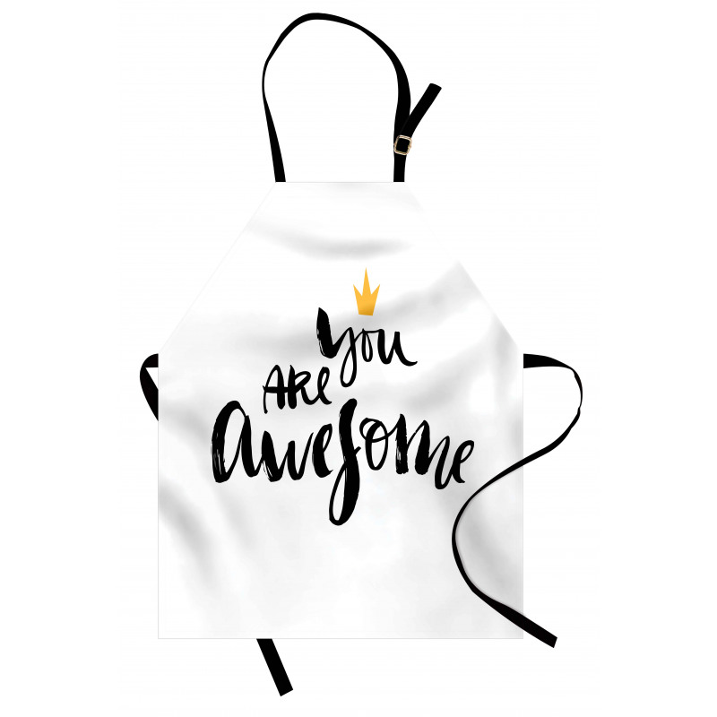 You Are and Crown Apron