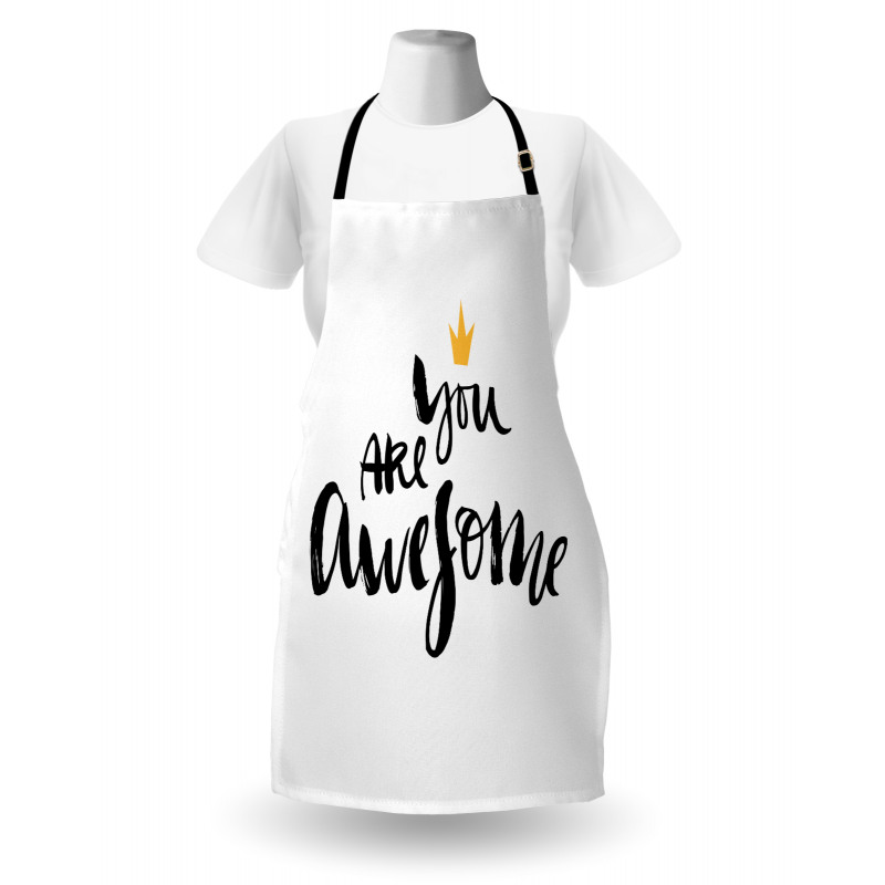 You Are and Crown Apron