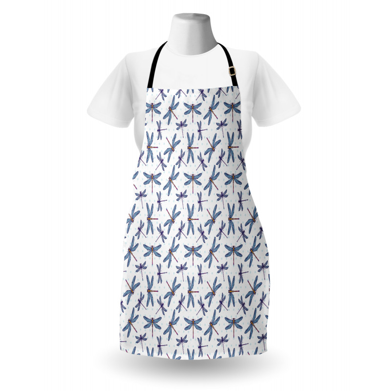 Hand Drawn Spring Bug Apron