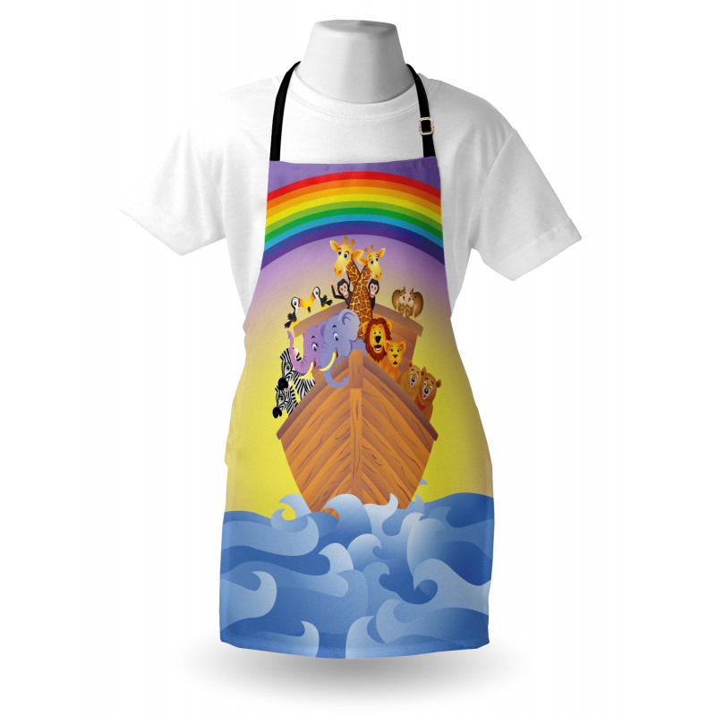 Animals Rainbow Ancient Apron