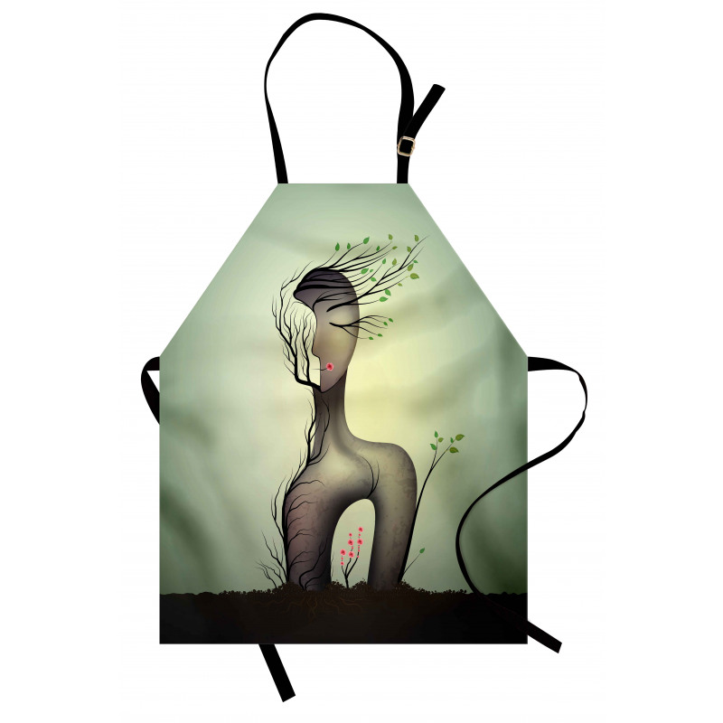 Surrealist Woman Shape Apron