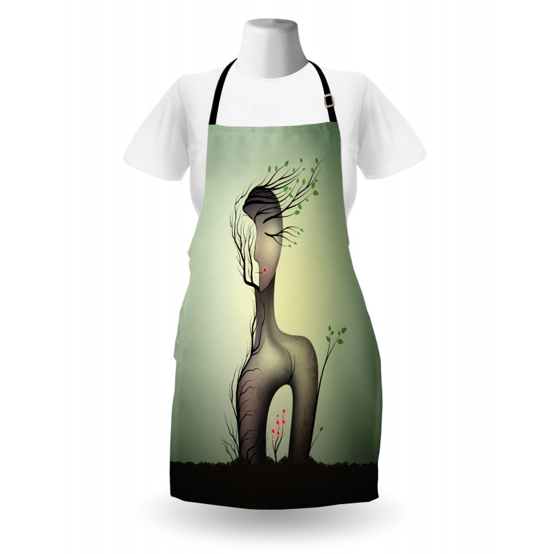 Surrealist Woman Shape Apron