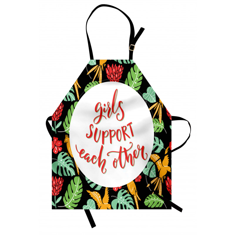 Tropical Theme Words Apron