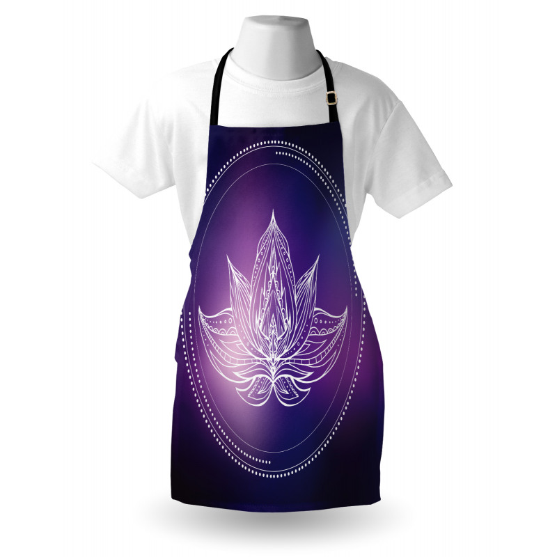 Lotus Flower Space Apron