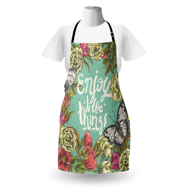 Sketch of Spring Blooms Apron