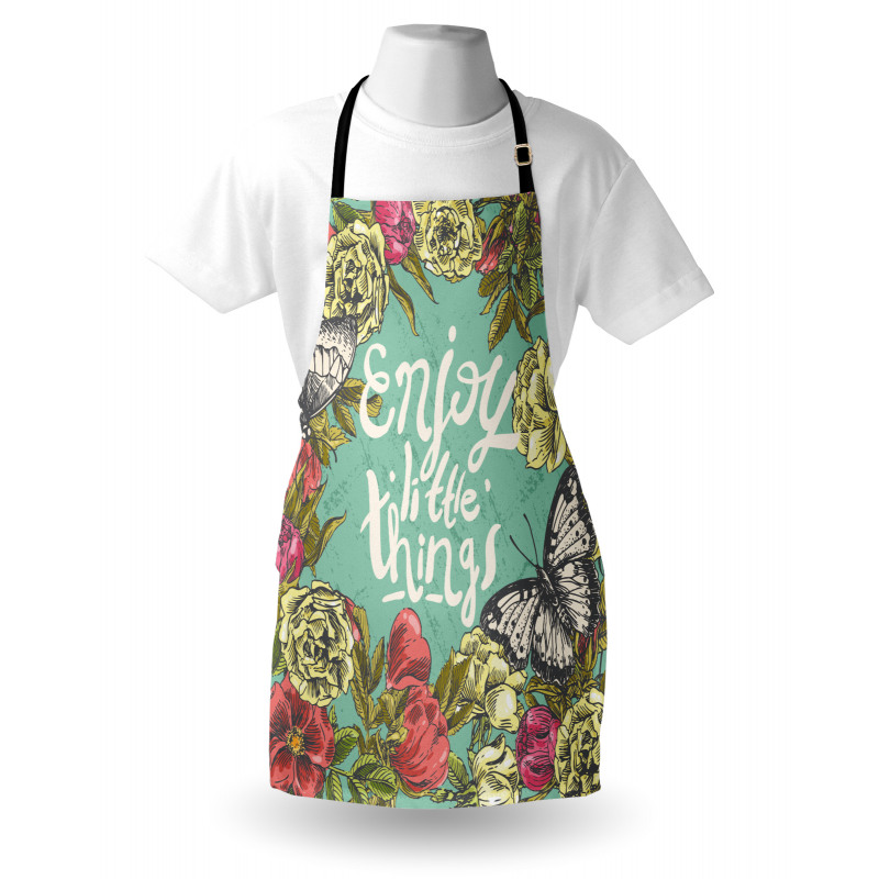 Sketch of Spring Blooms Apron